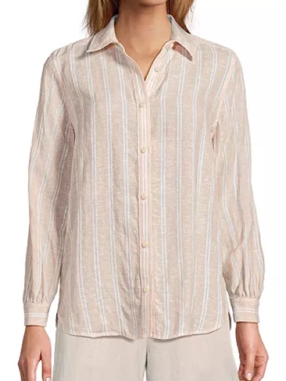 Women's Linen Long Sleeve Shirt